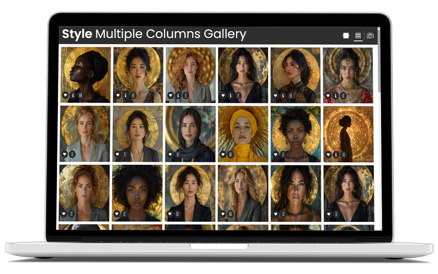 Plato Gallery Laptop illustration